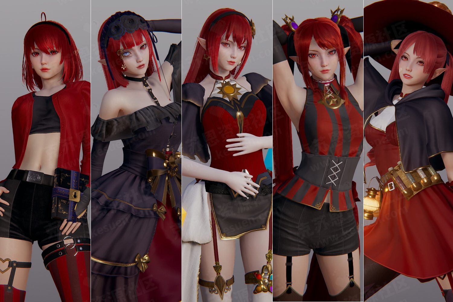 【洛熙·地下城与勇士】女法师5职业合集 5张角色卡-VAM®克苏恩资源社区