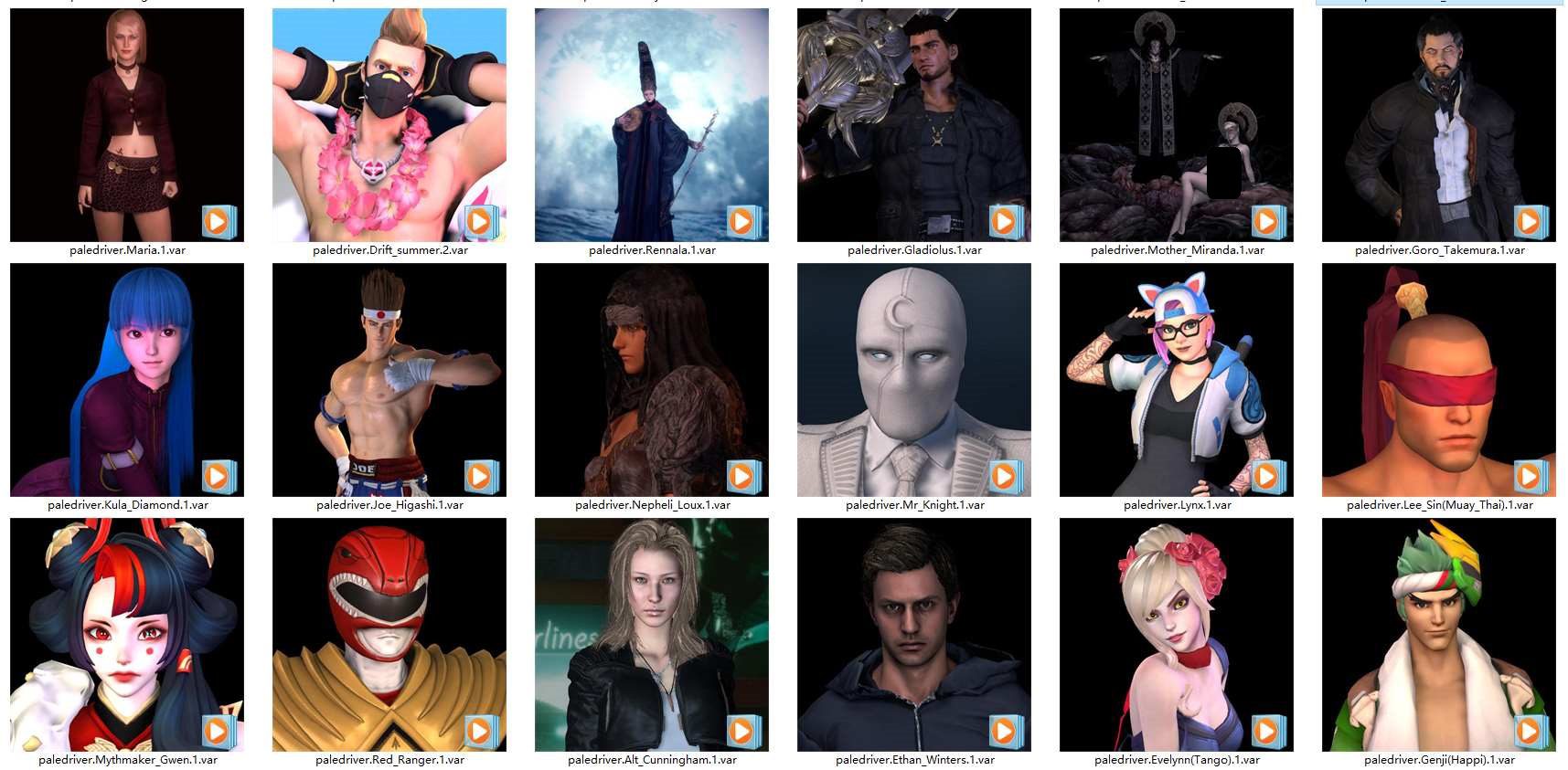 图片[3]-Paledriver人物服饰合集【更新至2023.8】-VAM®克苏恩资源社区