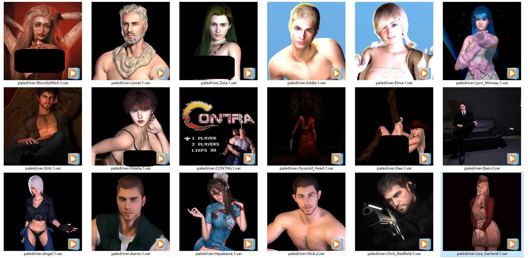 图片[2]-Paledriver人物服饰合集【更新至2023.8】-VAM®克苏恩资源社区