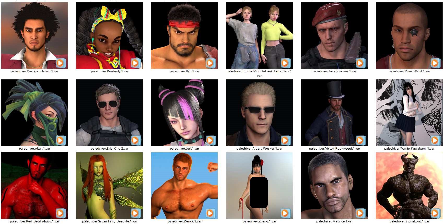 图片[5]-Paledriver人物服饰合集【更新至2023.8】-VAM®克苏恩资源社区