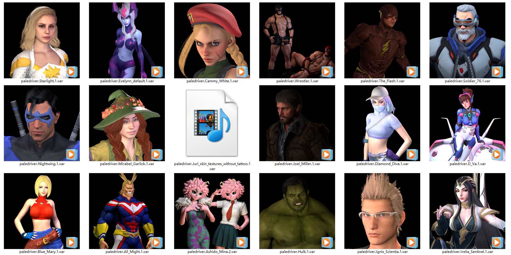 Paledriver人物服饰合集【更新至2023.8】-VAM®克苏恩资源社区