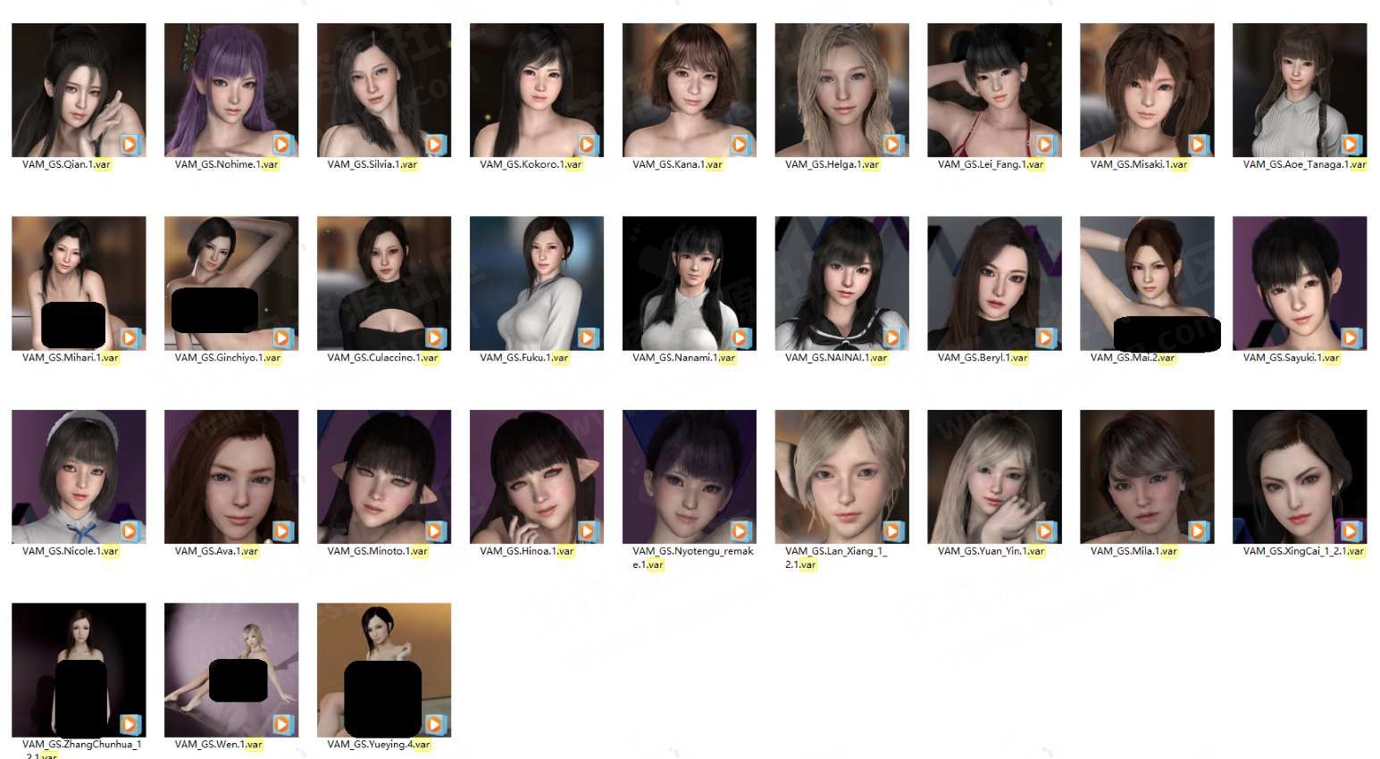 图片[4]-VAM_GS人物合集【更新至2023.10】-VAM®克苏恩资源社区