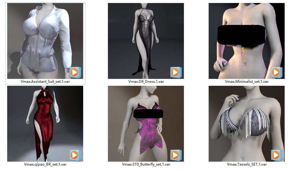 Vmax9-10月服饰合集-VAM®克苏恩资源社区