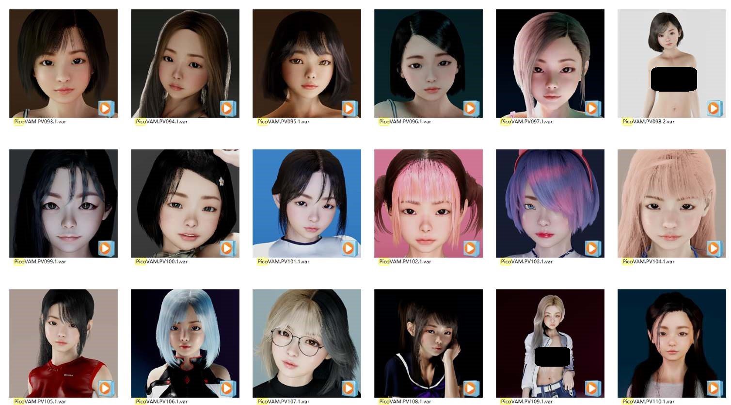 图片[2]-Pico 75-111 Collection人物合集-VAM®克苏恩资源社区