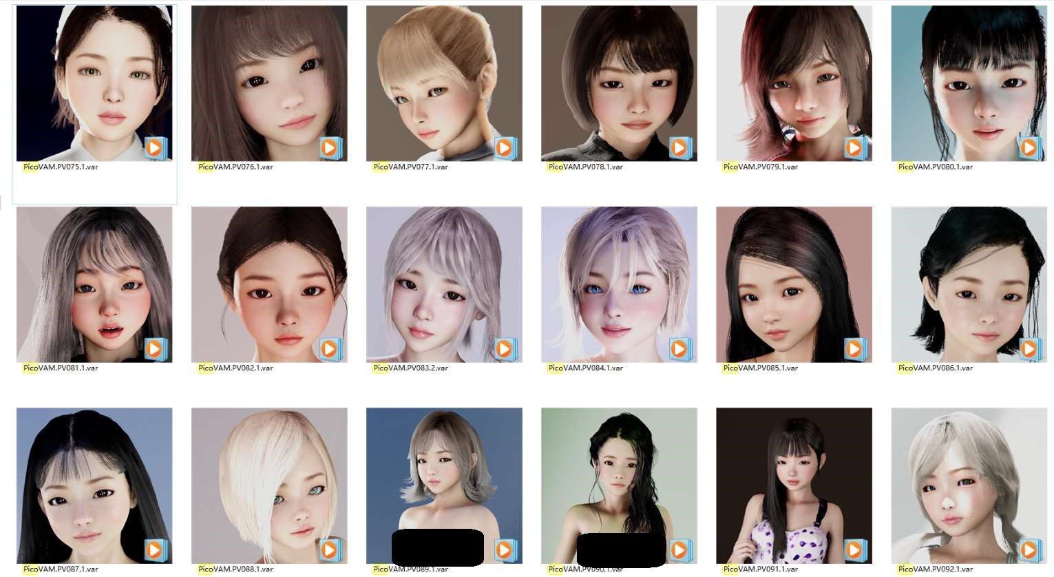 Pico 75-111 Collection人物合集-VAM®克苏恩资源社区