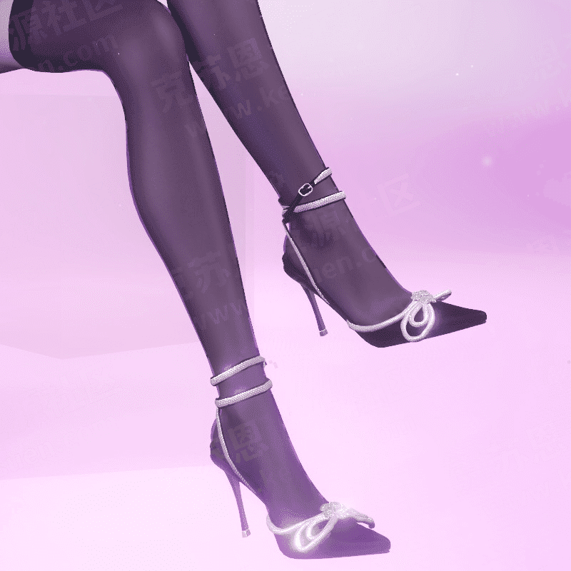 图片[4]-服饰AWG.水钻蝴蝶结性感高跟鞋-VAM®克苏恩资源社区