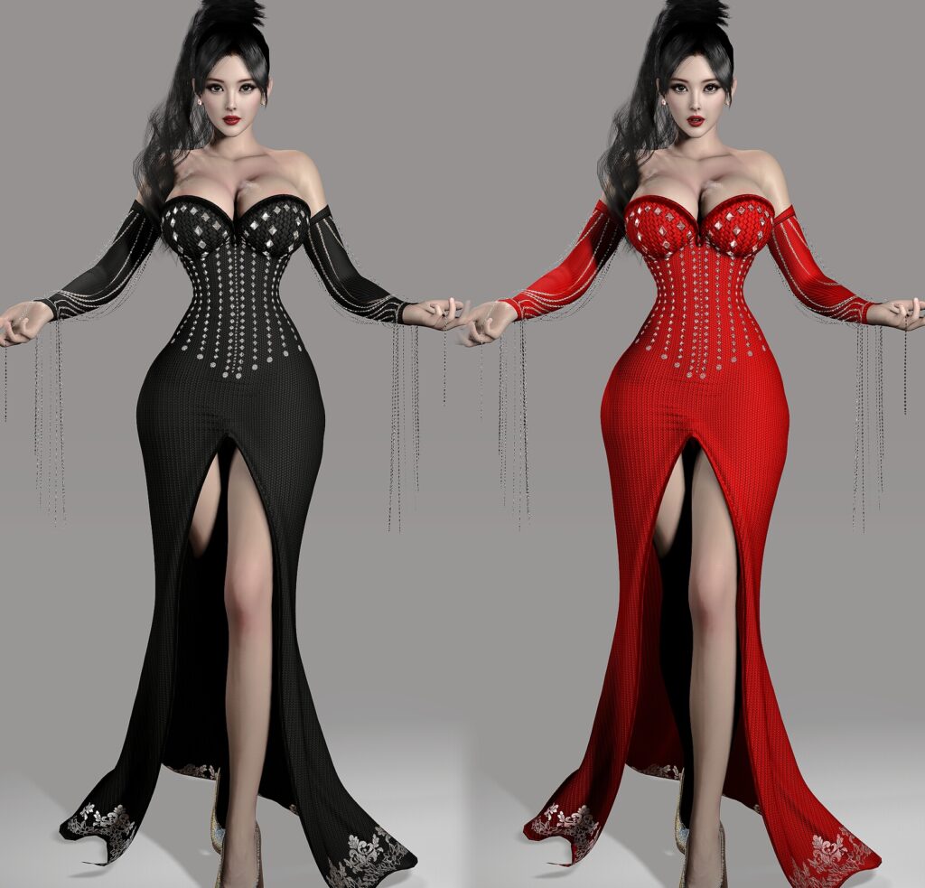 服饰Vmax.JU28_Dress_set-VAM®克苏恩资源社区