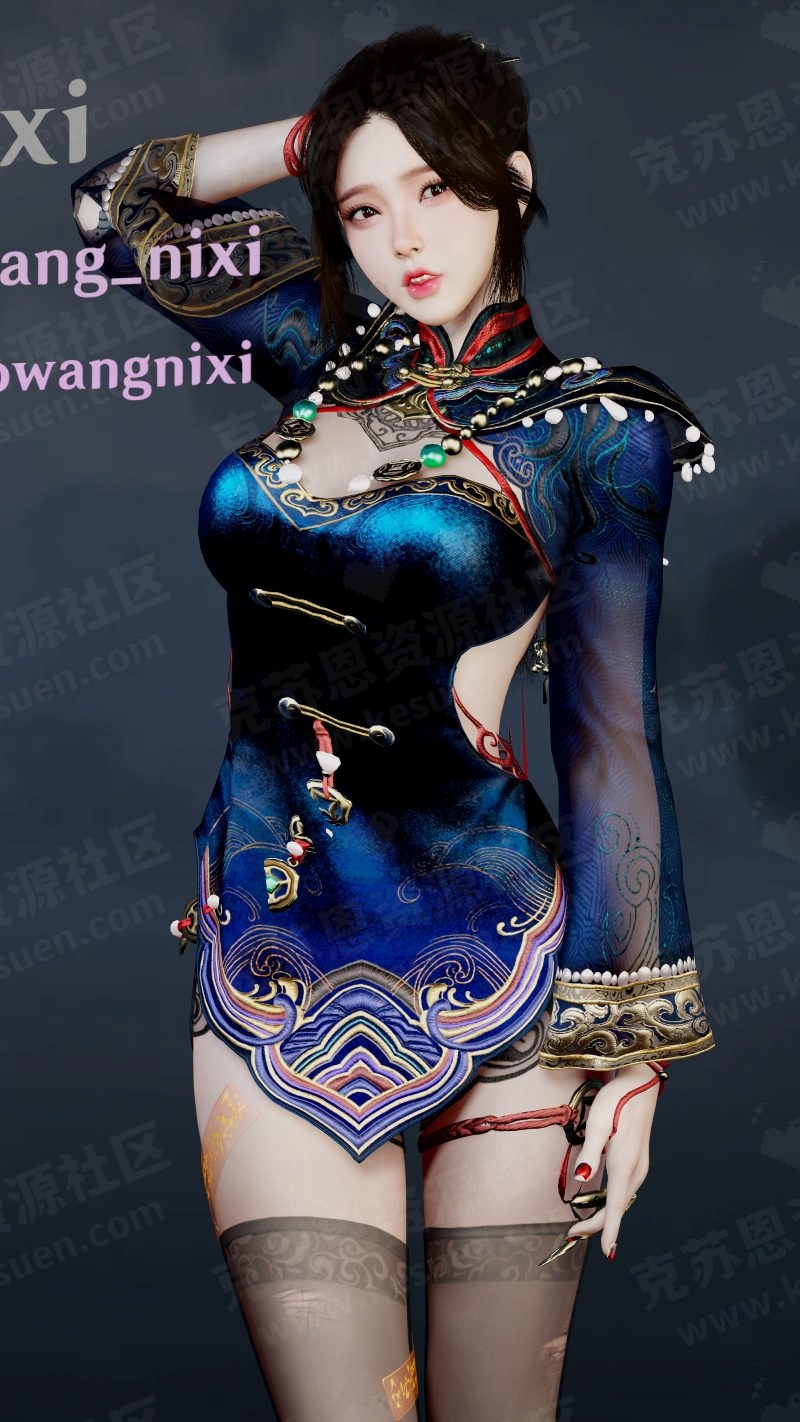 服饰Mowang_nixi.MoXing-VAM®克苏恩资源社区