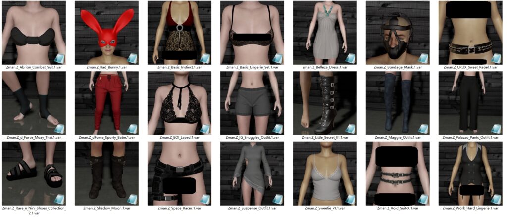 Zman服饰合集-VAM®克苏恩资源社区